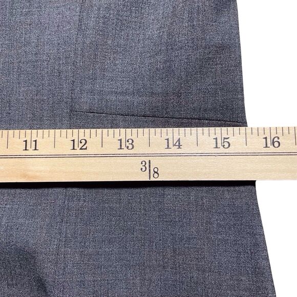 Theory Betty 2B Edition Sheath Dress Size 8 Wool Blend Gray Sleeveless EUC - Picture 12 of 15